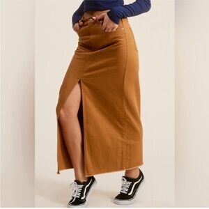 NWT Maxi Denim Skirt Size Medium